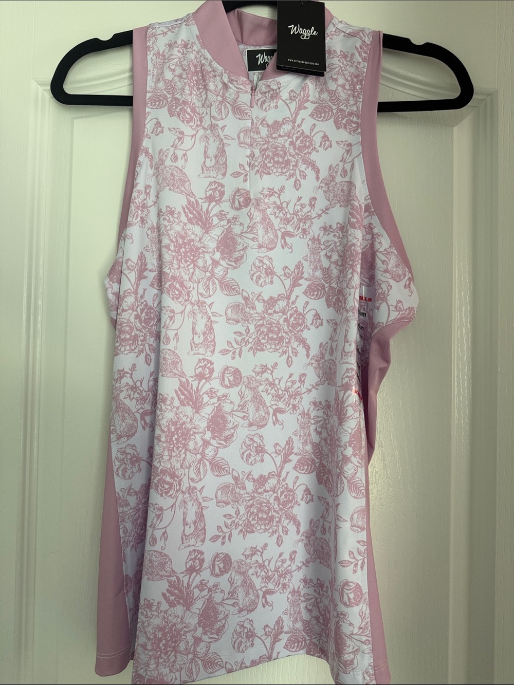 Waggle women’s Pink/White bunny print